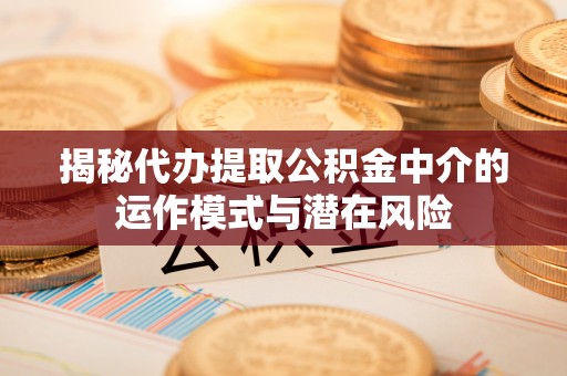 高邮揭秘代办提取公积金中介的运作模式与潜在风险