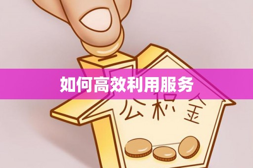 高邮如何高效利用服务