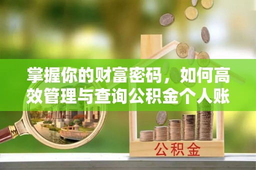 高邮掌握你的财富密码，如何高效管理与查询公积金个人账户信息