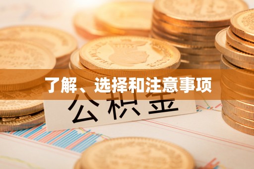 高邮了解、选择和注意事项